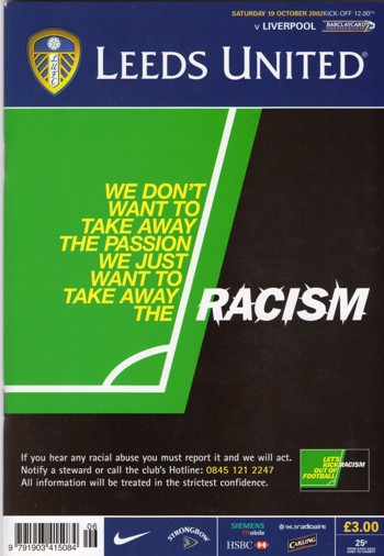 Match programme
